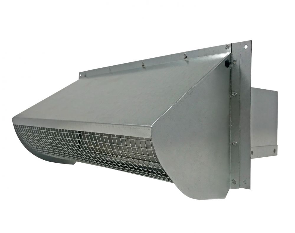 Wall Vent Metal 3 25 X 10 With Magnet Damper And Screen Luxury