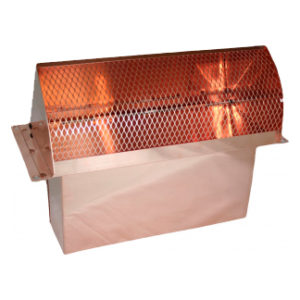 Copper Rectangular Wind Defender