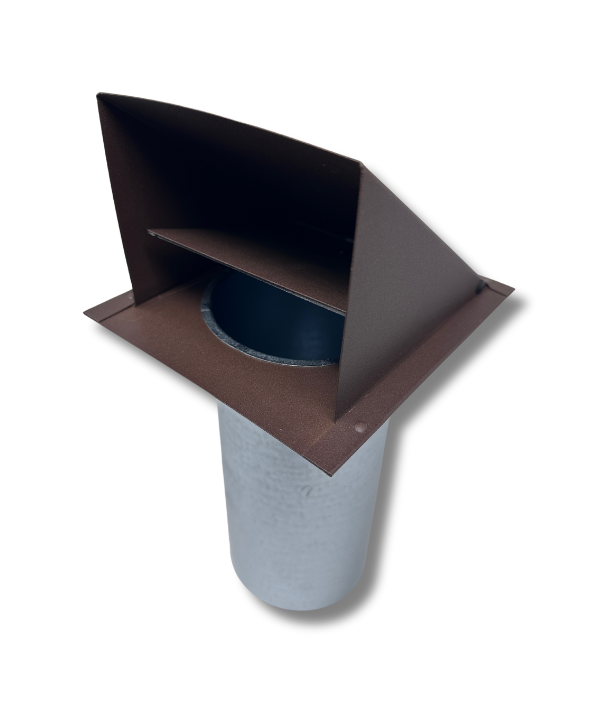 Brown Painted Wall Vent Cap