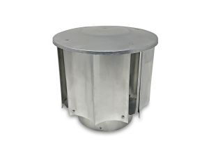 Aero Foil Vent Cap - Galvanized - 18 Inch 
