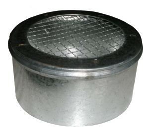 Round Eave Vent - Aluminum - 4 Inch 