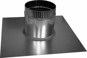 Flat Base - Galvanized - 4 Inch 