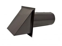 Brown Deluxe Dryer Vent (4 Inch) Magnet Damper and Wind Guard | Luxury ...