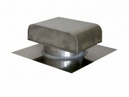 Roof Cap - Stainless Steel - 8 Inch | Luxury Metals