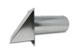 Wall Vent - Wind Defender - Galvanized - 3 Inch