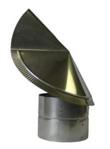 Wind Directional Cap - Stainless Steel - 4 Inch 