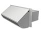 Wall Vent - White - 3.25 x 10 Inch with Damper and Screen 