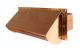 Wall Vent - Copper - Rectangular - 3.25 x 12 Inch with Damper and Screen 