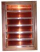 Louvered Gable Vent - Copper - 16 x 20 Inch 