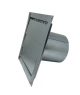 Flush Metal Louvered Wall Vent Cap 6