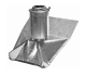 Pipe Boot - Galvanized - Steep Pitch - 3 Inch
