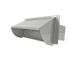 Wall Vent - Galvanized - 3.25 x 14 Inch with Damper and Screen 