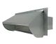 Wall Vent - Galvanized - Rectangular - 3.25 x 10 Inch with Damper and Screen 