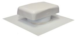 Roof Vent Cap - White - 10 Inch | Luxury Metals