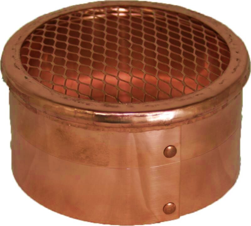 Round Copper Eave Vents