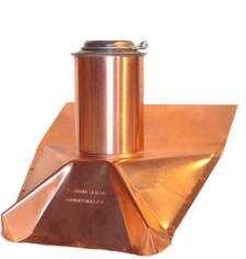 Copper Plumbing Roof Vent Pipe Boot