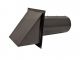 Brown Deluxe Dryer Vent (4 Inch) Magnet Damper and Wind Guard