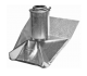 Pipe Boot - Galvanized - Steep Pitch - 3 Inch
