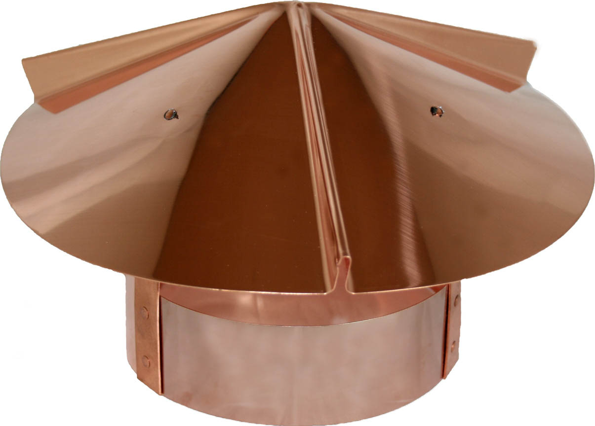copper rain cap