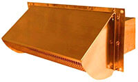 copper rectangular vent